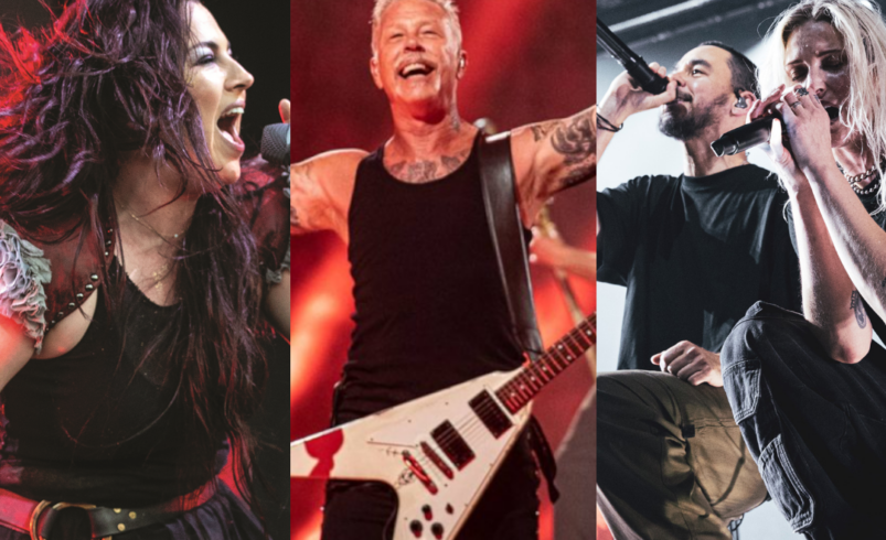 Evanescence, Metallica y Linkin Park juntos en un festival